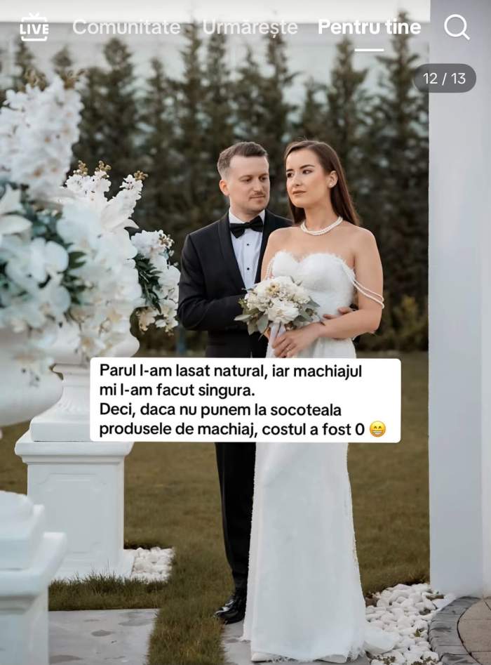 Un cuplu din România a plătit 81.300 € pentru nunta visurilor lor. Ce au plătit de au ajuns la această sumă