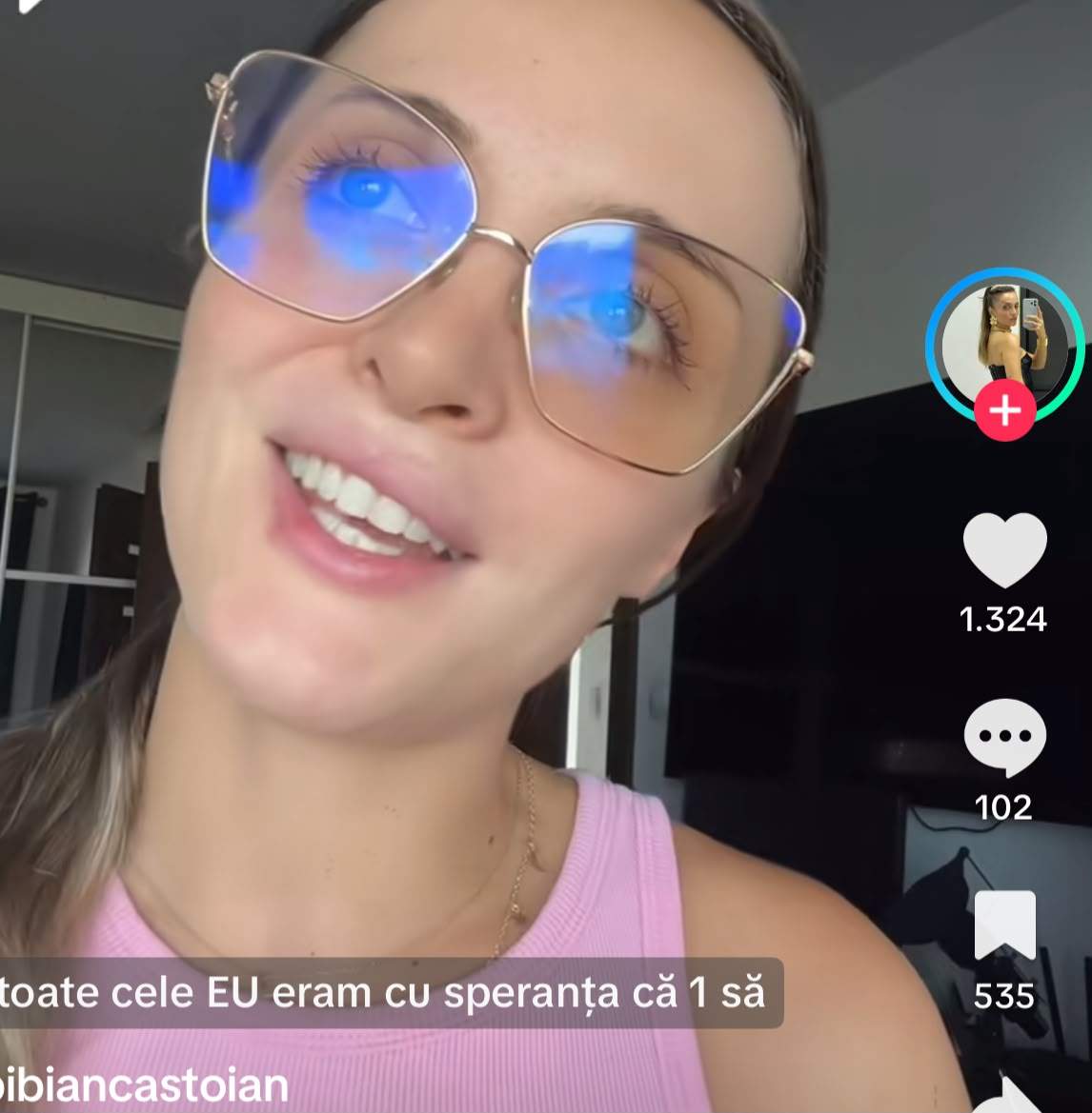 Bianca Stoian, pe TikTok