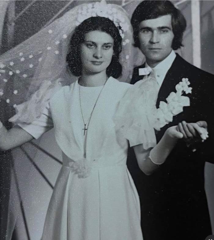 Părinții Simonei Gherghe în tinerețe
