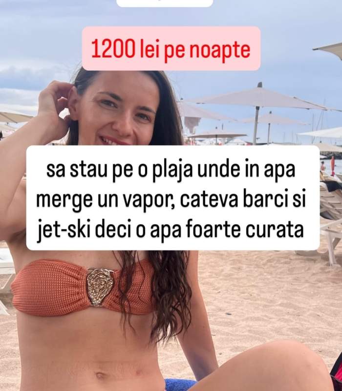 Diana a plătit 1.200 lei pe noapte la un hotel de 4 stele la mare, în România! A spus cât de nasoale au fost condițiile