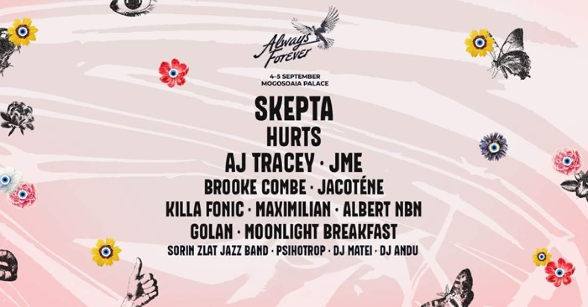 Skepta și Hurts vin la Mogoșoaia: Prima ediție Always Forever Festival promite un început de toamnă memorabil