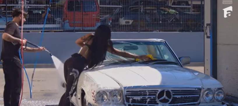 Ruby a surprins pe toată lumea la o spălătorie auto. Ce i-a spus Liviu Vârciu când a văzut-o