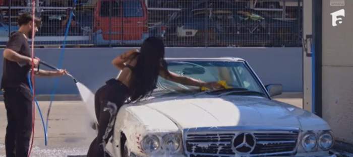 Ruby a surprins pe toată lumea la o spălătorie auto. Ce i-a spus Liviu Vârciu când a văzut-o