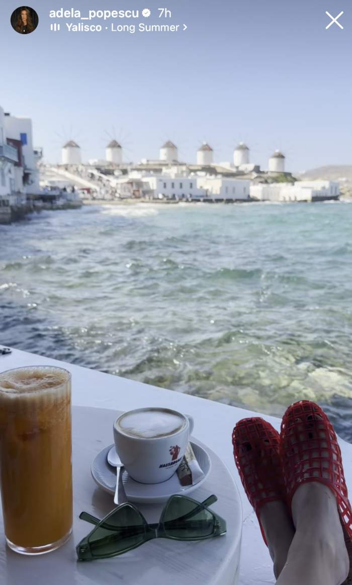 Adela Popescu în Mykonos