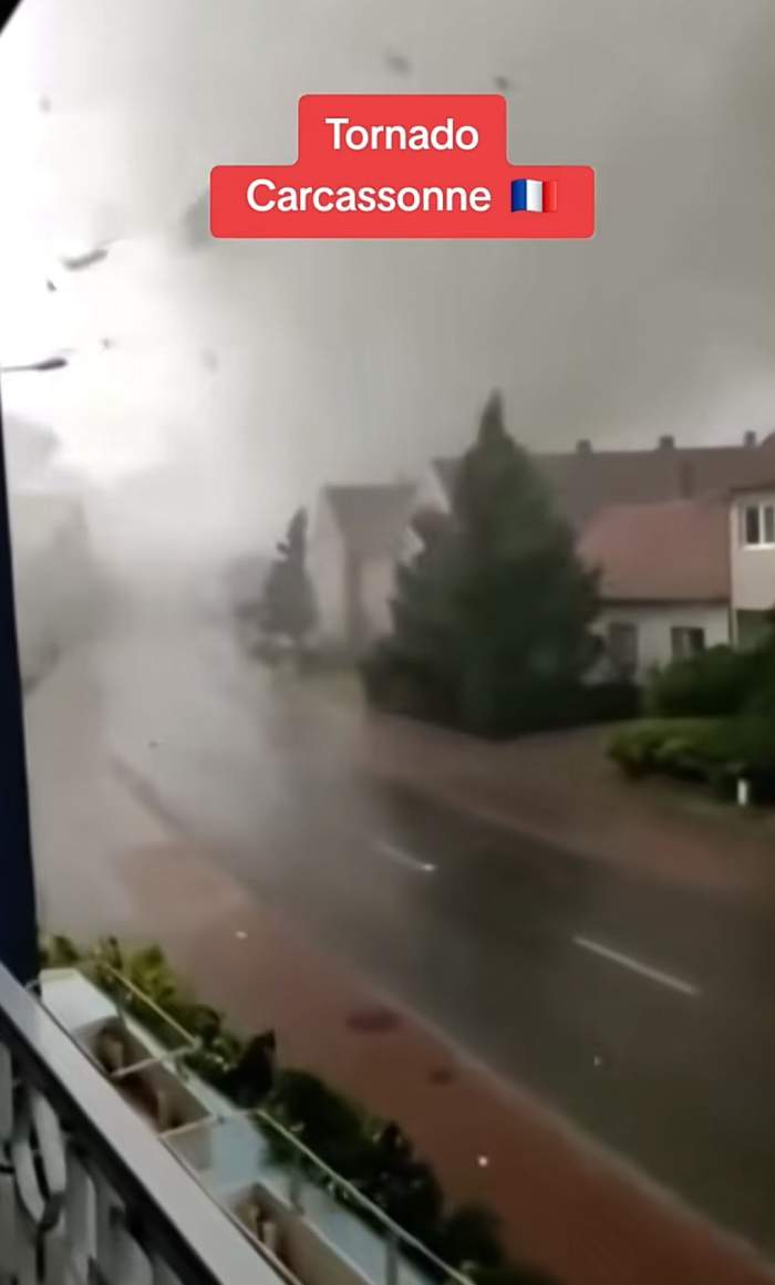 Tornadă devastatoare în Franța! Zeci de oameni au fost răniți, iar sute de locuințe au fost distruse / VIDEO