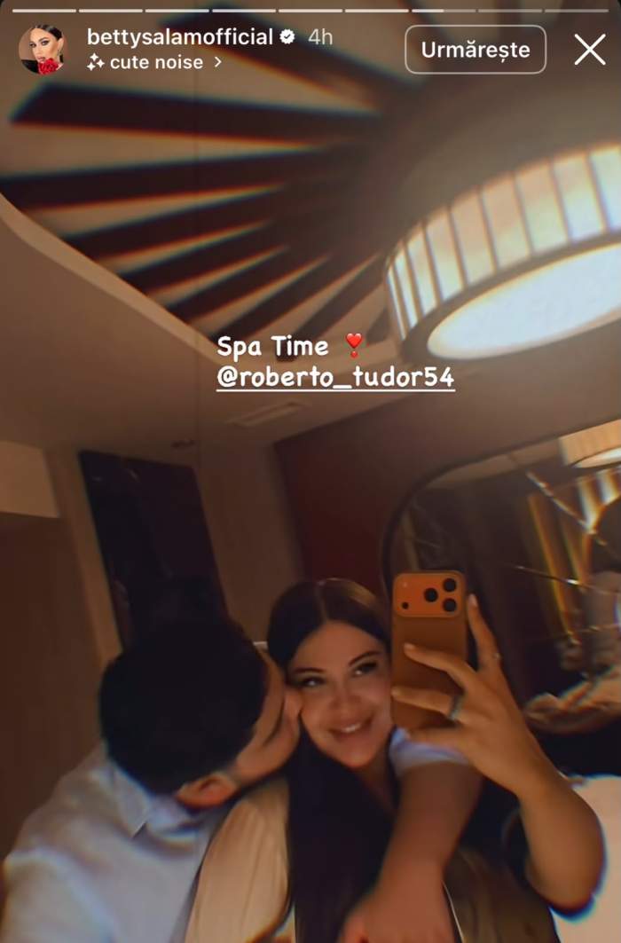 Betty Salam și Roberto Tudor au plecat în vacanță! Fiica și ginerele lui Florin Salam s-au afișat în cele mai romantice ipostaze