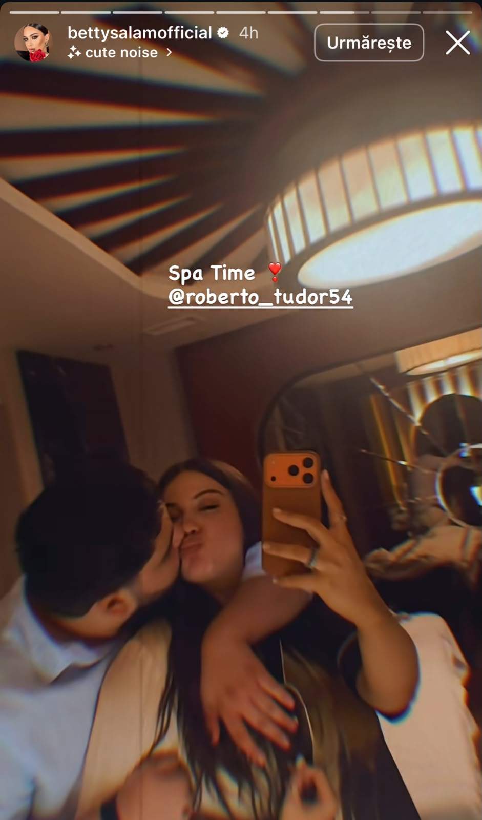 Betty Salam și Roberto Tudor au plecat în vacanță! Fiica și ginerele lui Florin Salam s-au afișat în cele mai romantice ipostaze