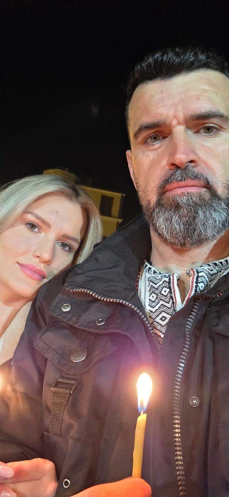 Vlad Miriță și soția lui
