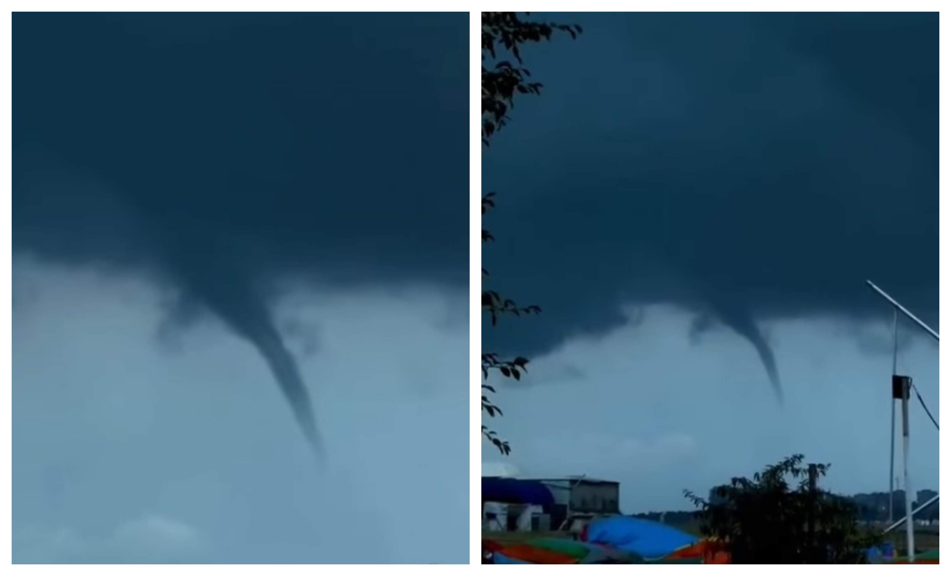 Fenomen spectaculos în stațiunea Mamaia. S-a produs o trombă marină. În ce condiții se întâmplă asta