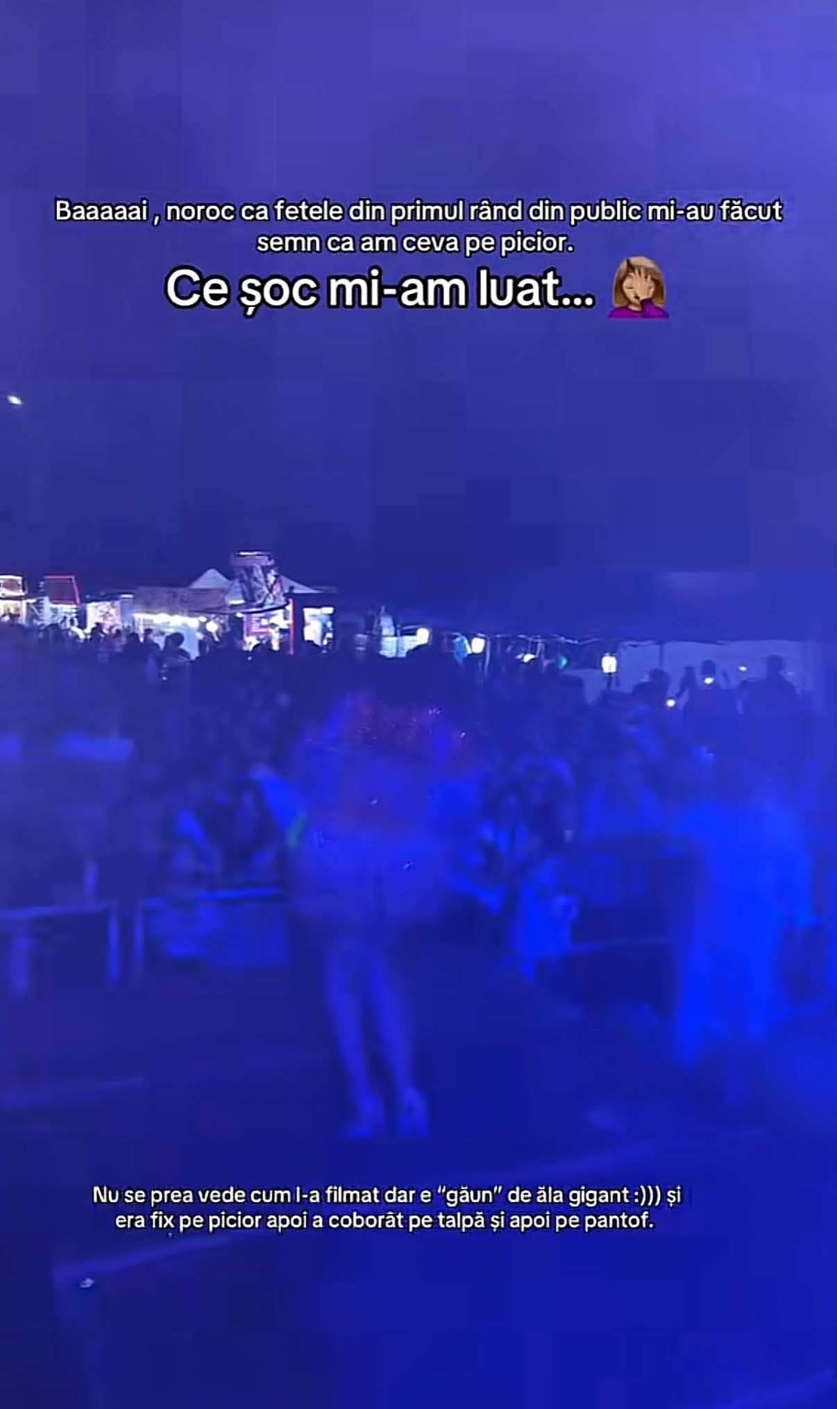 Vlăduța Lupău a avut parte de un moment neașteptat în timpul concertului. Ce avea pe picior: „Mușcă”