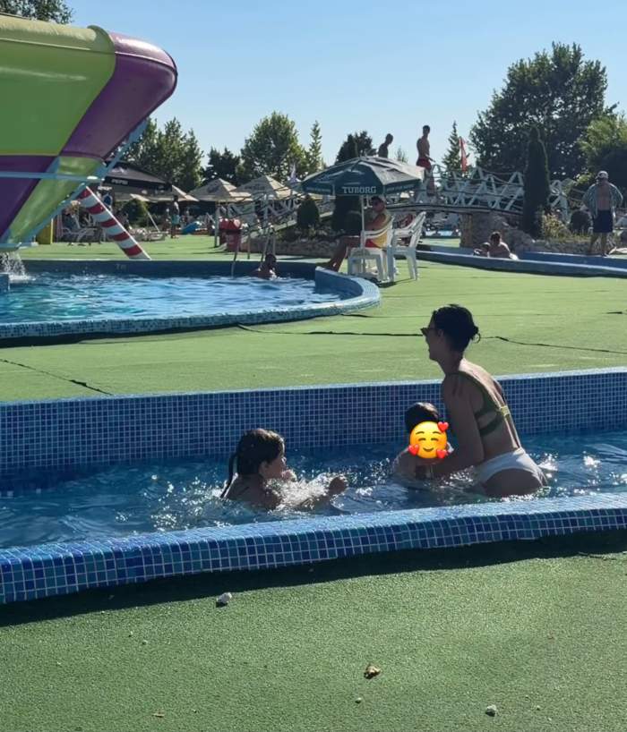Andreea Popescu și-a etalat silueta! Cum arată fosta soție a lui Rareș Cojoc în costum de baie, de când a slăbit