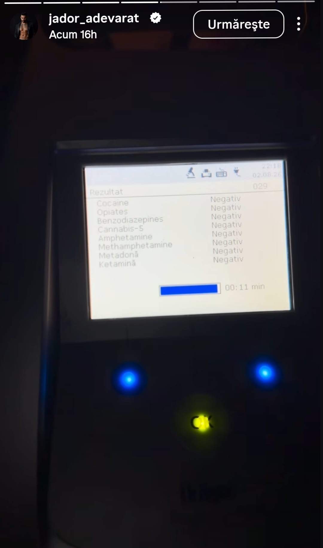 test antidrog