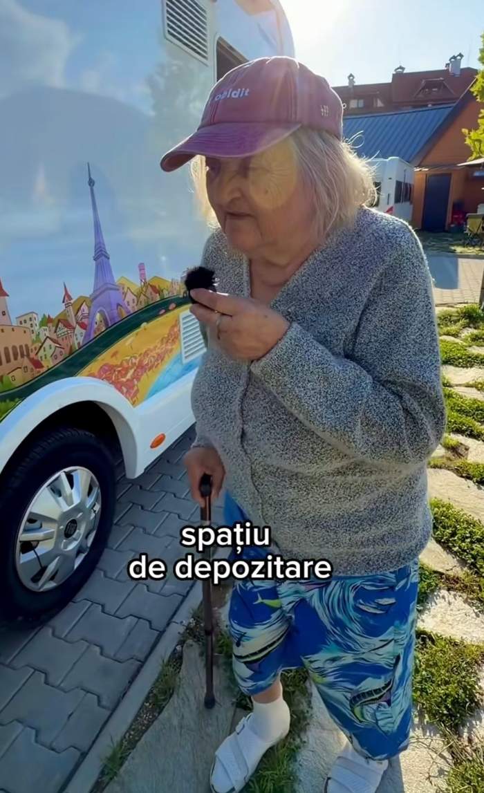 Actrița Ada Dumitru, vacanța cu rulota alături de bunica ei. „Mamaie” face turul „casei pe roți” | VIDEO