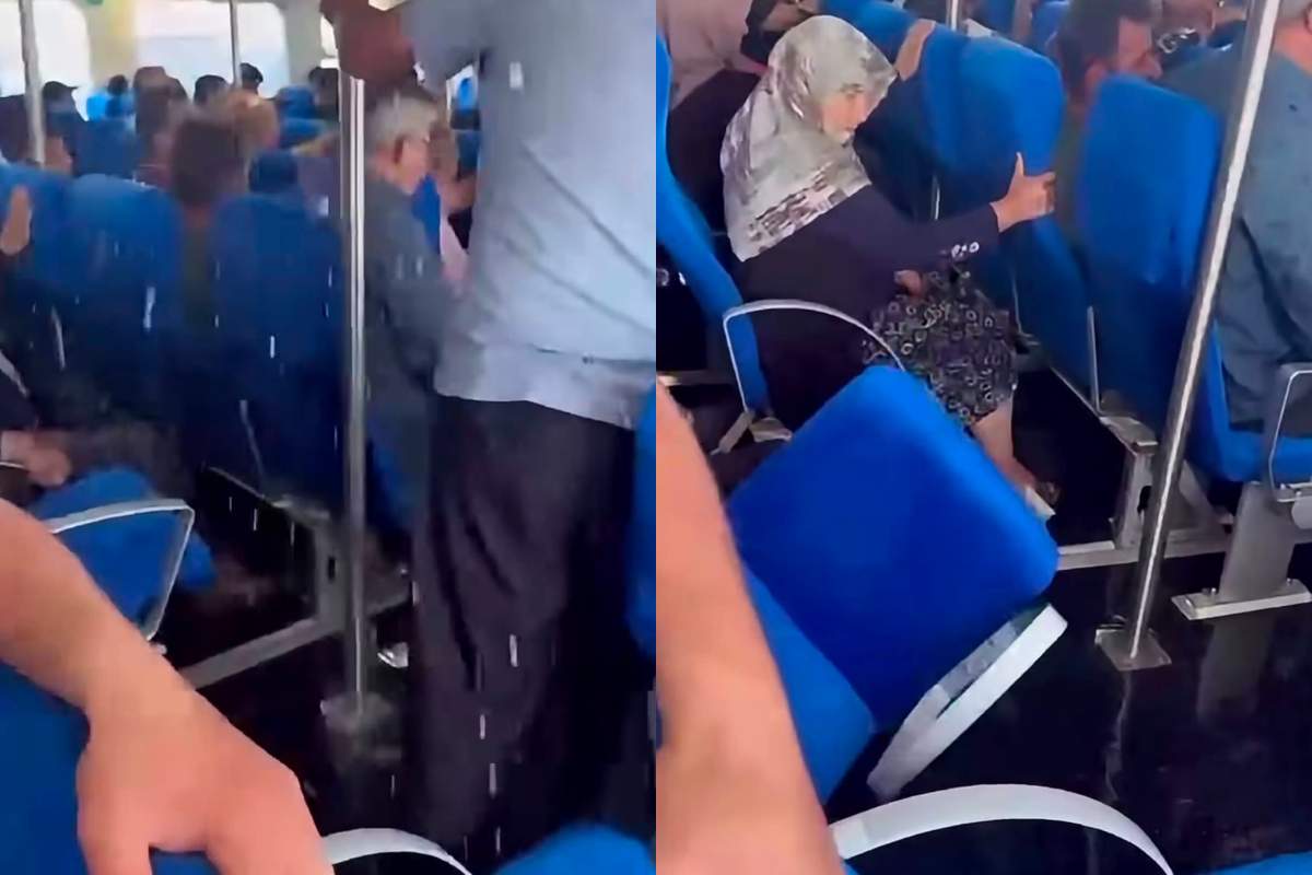 Imagini dramatice. Momentul în care feribotul începe să se răstoarne în largul Ciprului. Pasagerii au filmat totul