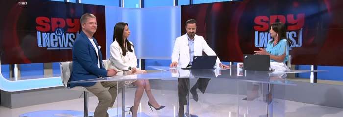 Alexandru Constantin, primit la Spynews TV Live cu covor roșu și șampanie. Ce mesaj emoționant i-a transmis sora geamănă