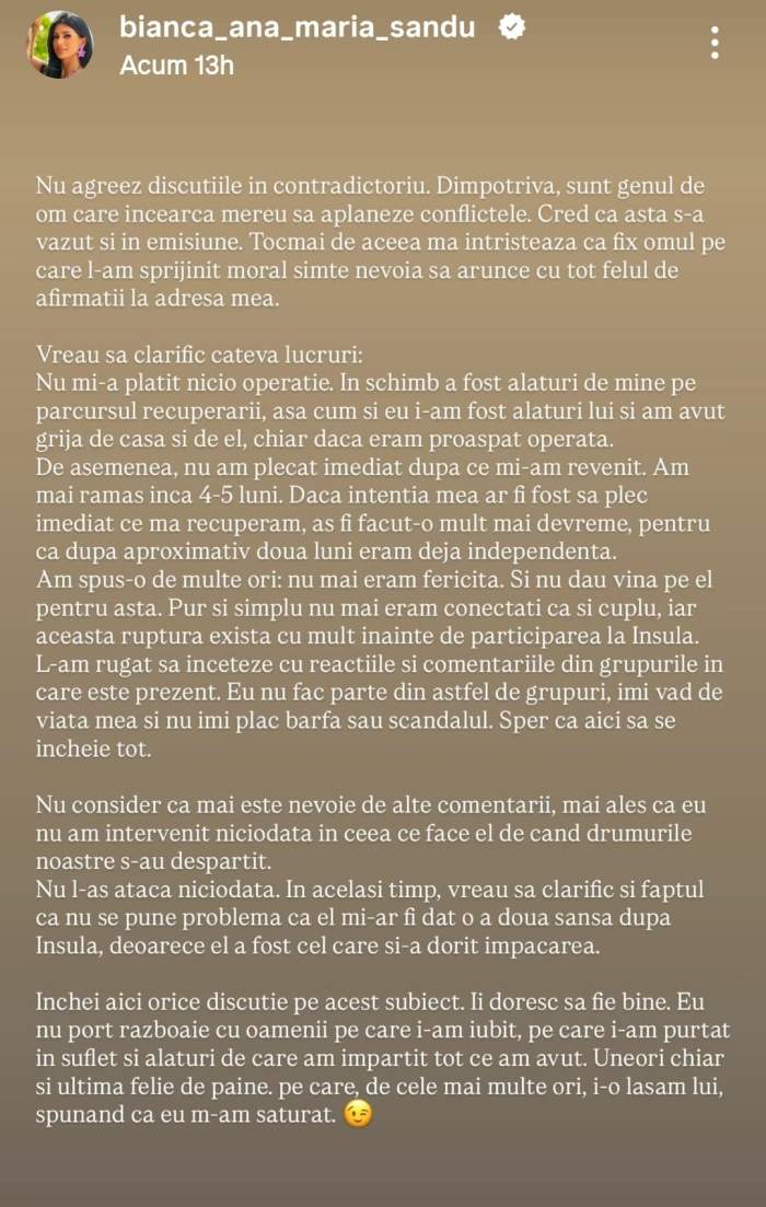 A început războiul dintre Bianca Dan și Marian Grozavu! Bruneta a răspuns acuzațiilor fostului iubit: ”Mă întristează”