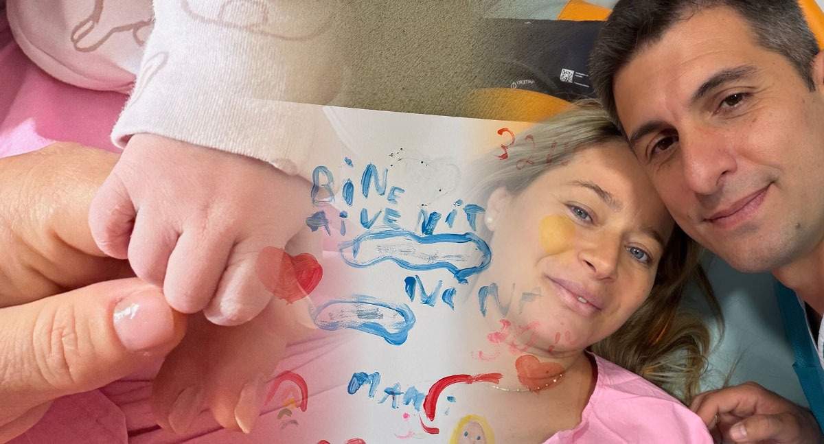 Laura Cosoi și bebelușa ei au ajuns acasă! Cum au fost întâmpinate de cele patru fetițe
