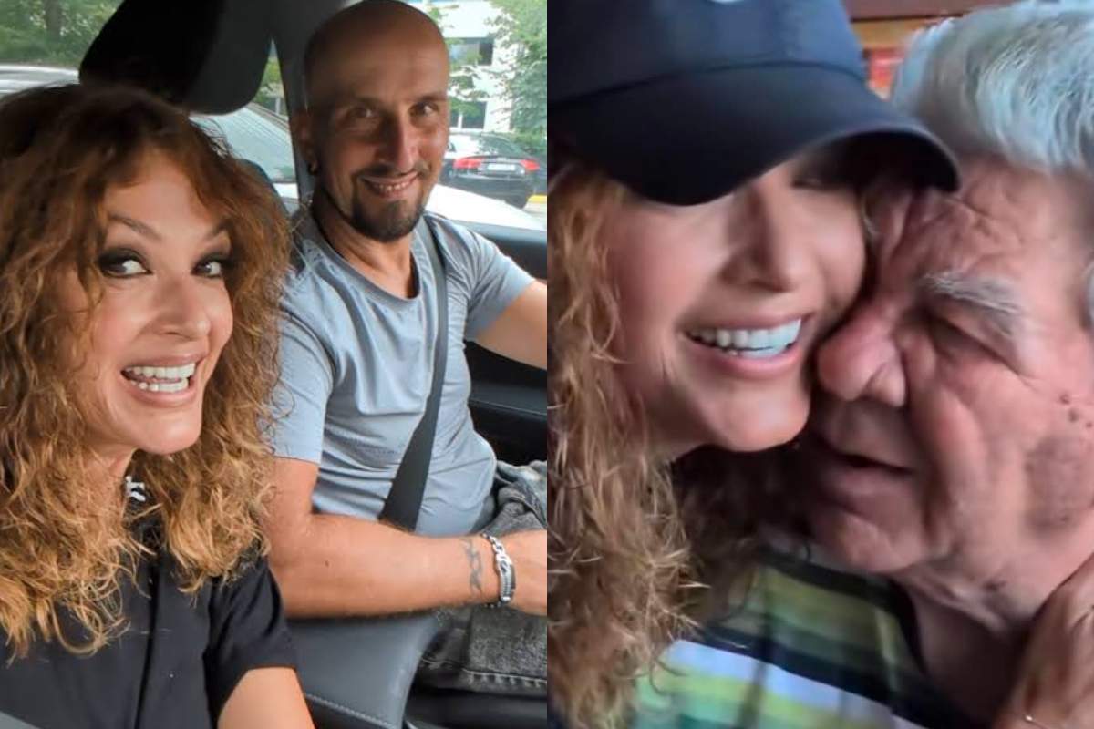 Anca Țurcașiu i-a făcut o surpriză tatălui său, de ziua lui de naștere. Cum a reacționat părintele actriței