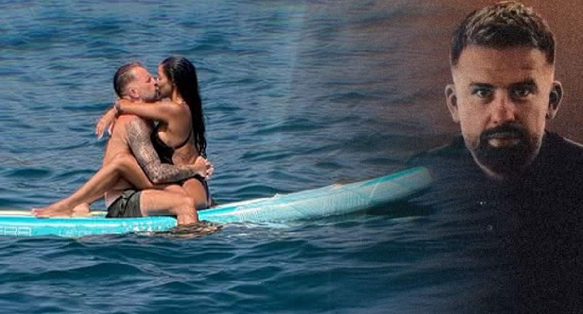 Cea mai romantică imagine cu Florin Ristei și iubita! S-au sărutat pasional