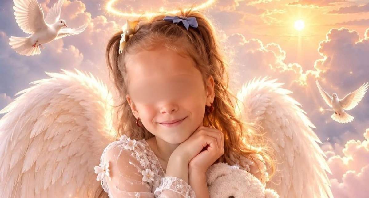 Antonia, fetița care a murit după ce a fost lovită de o autoutilitară
