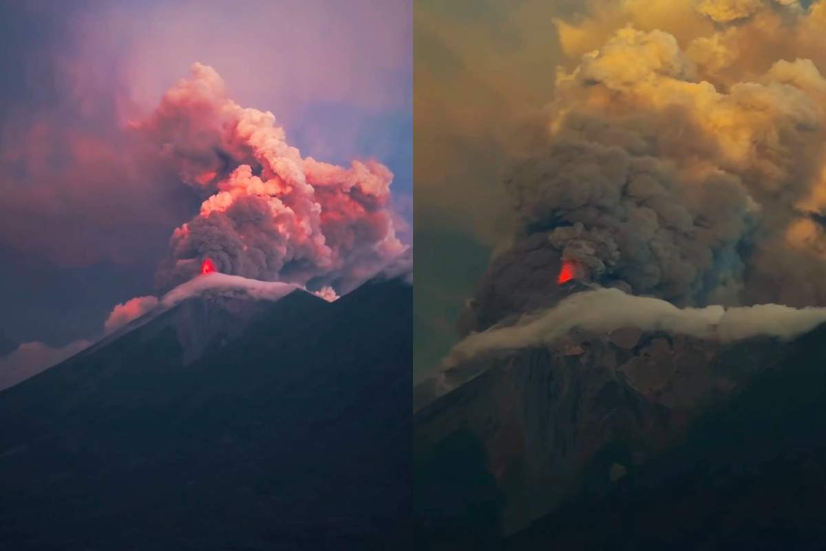 Vulcanul Fuego erupe fără oprire de 24 de ore. Imagini de la fața locului. Ce spun cei aflați acolo