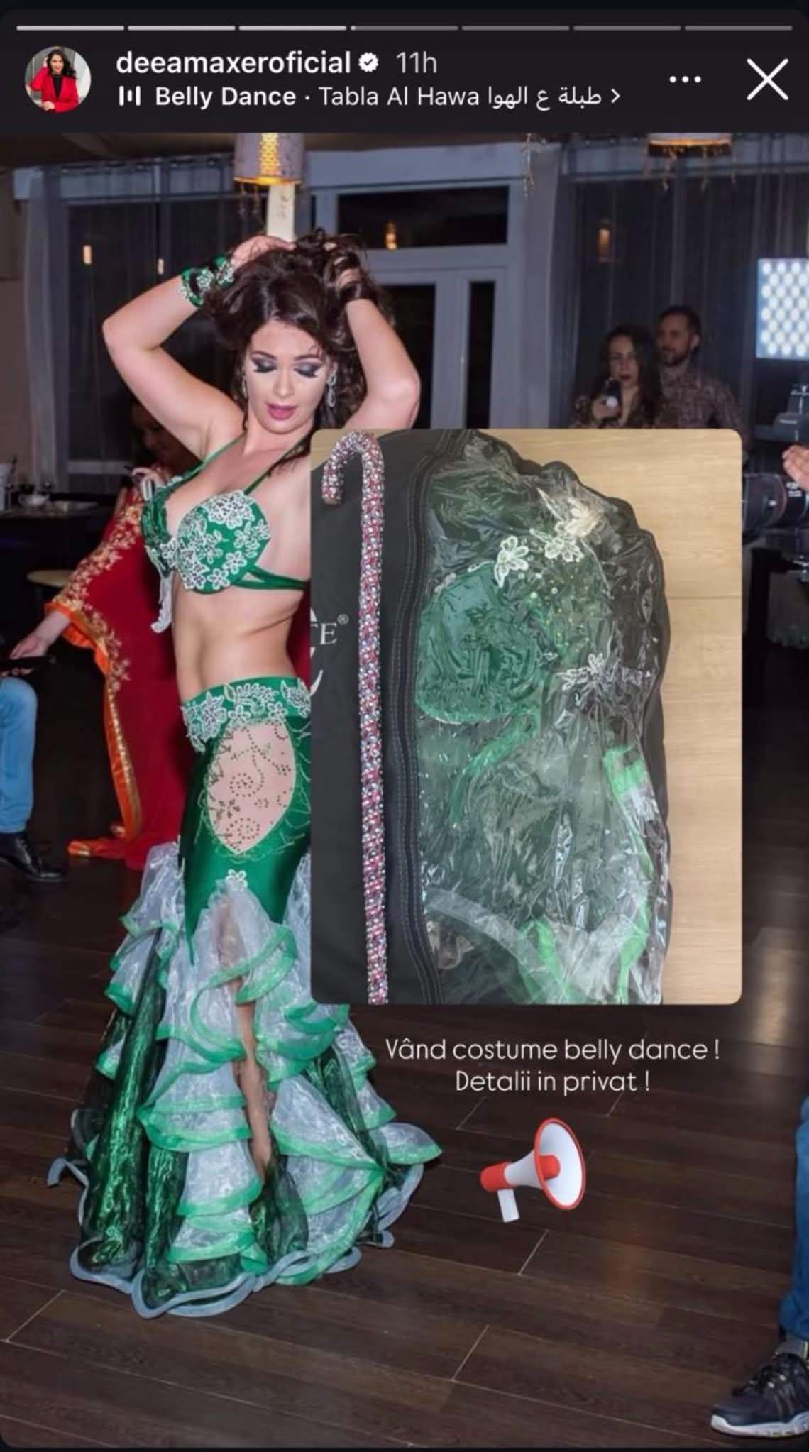 Deea Maxer își vinde costumele de scenă! Cum arată ținutele spectaculoase purtate de artistă