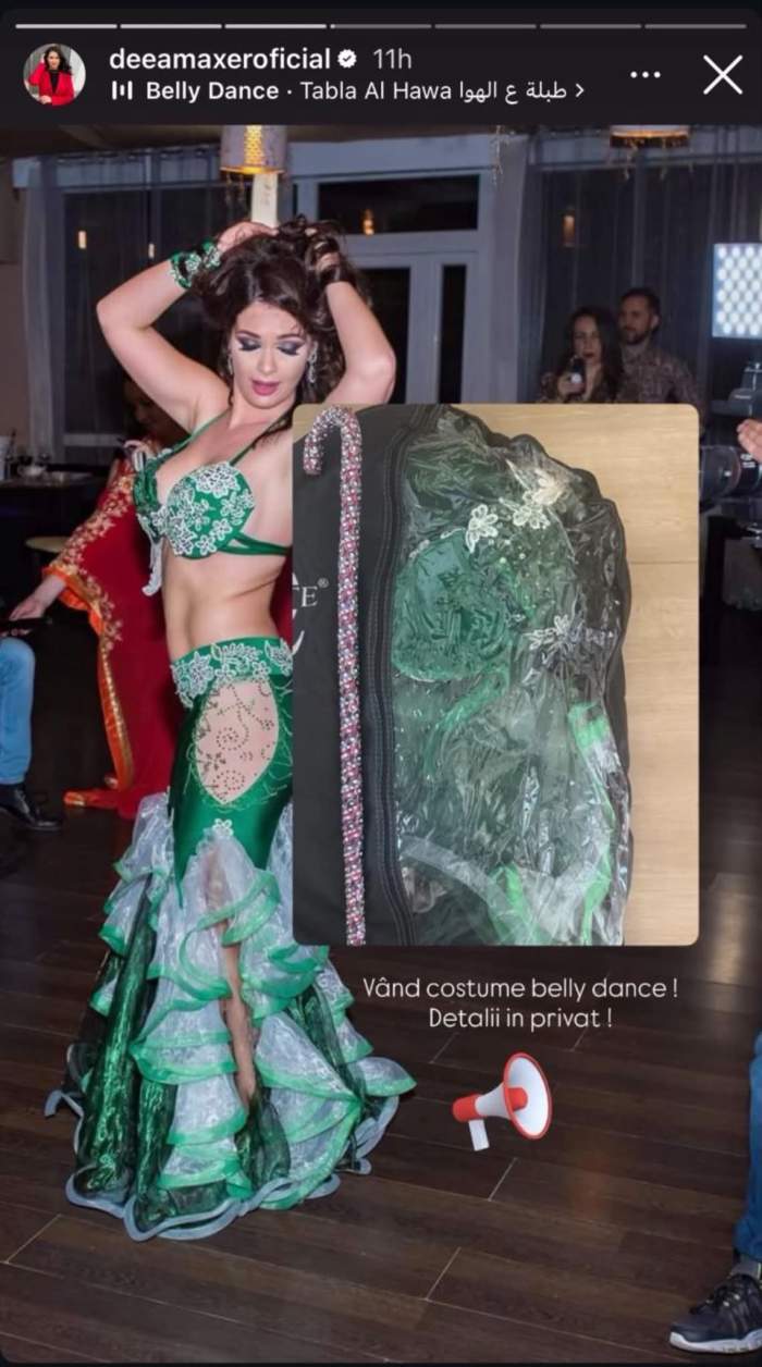 Deea Maxer își vinde costumele de scenă! Cum arată ținutele spectaculoase purtate de artistă
