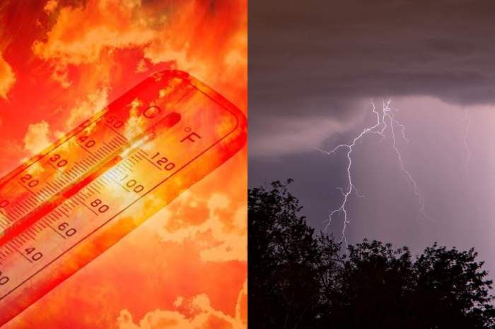 Alertă meteo în România! Temperaturi extreme și furtuni puternice. Șapte județe, sub cod roșu