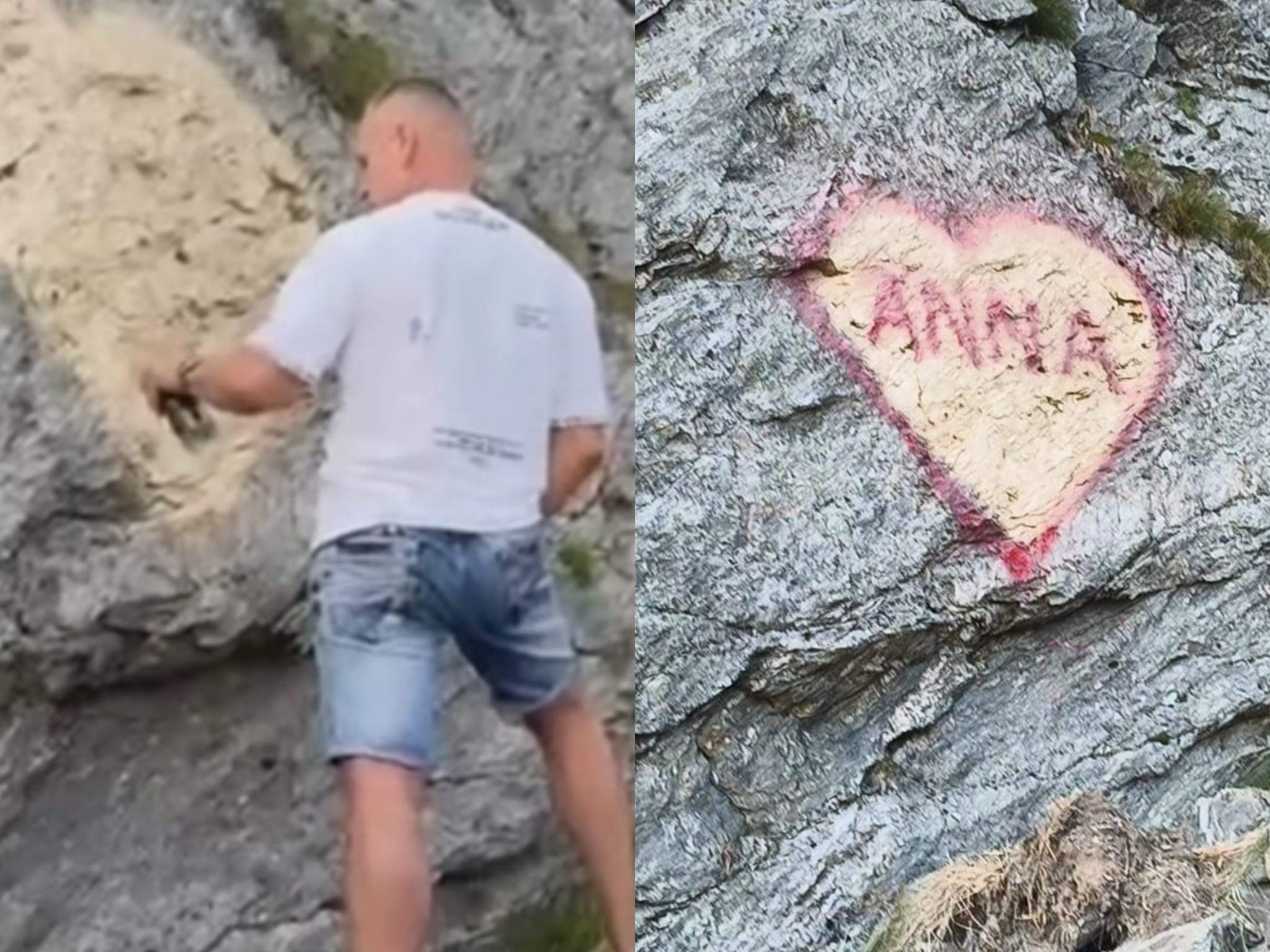 bărbat pe Transfăgărășan