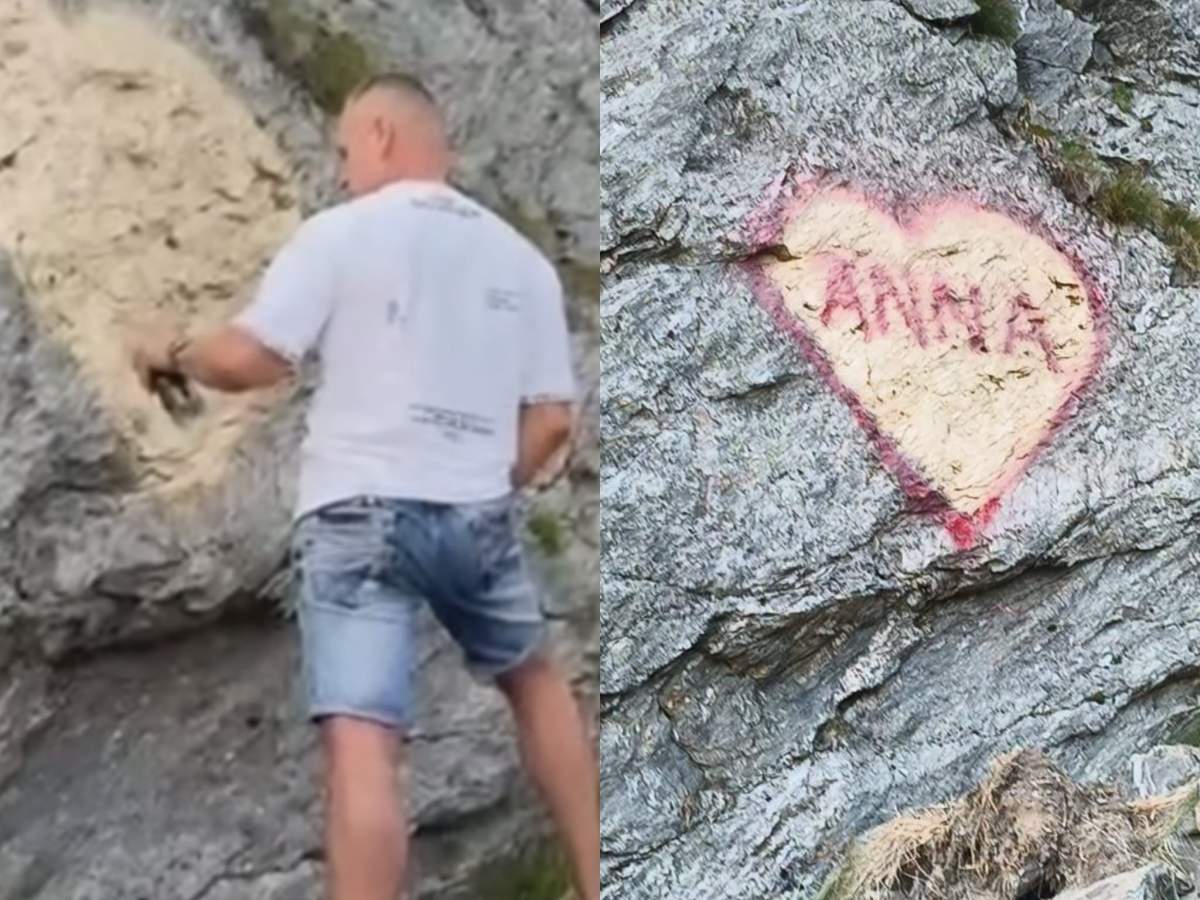 bărbat pe Transfăgărășan