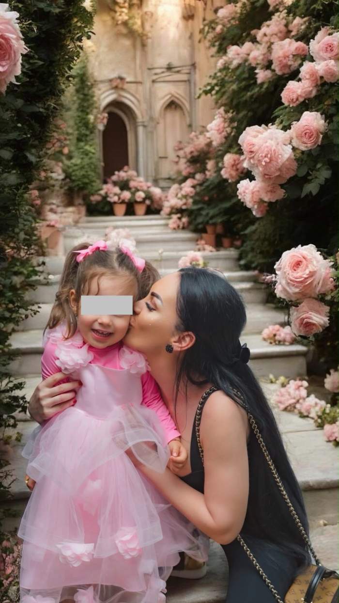 Bianca Pop impreuna cu fiica sa