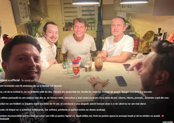 Animal X, din nou împreună în formulă completă după mai bine de 14 ani. Cum s-au schimbat membrii trupei