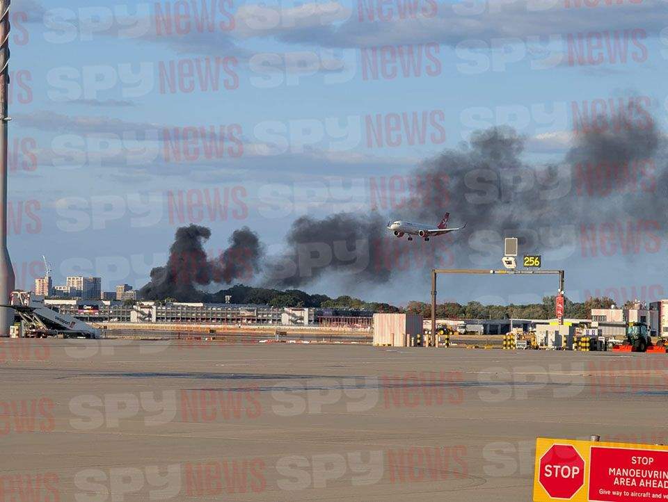 Incendiu de proporții la aeroportul Heathrow din Londra! Imagini exclusive, în timp real