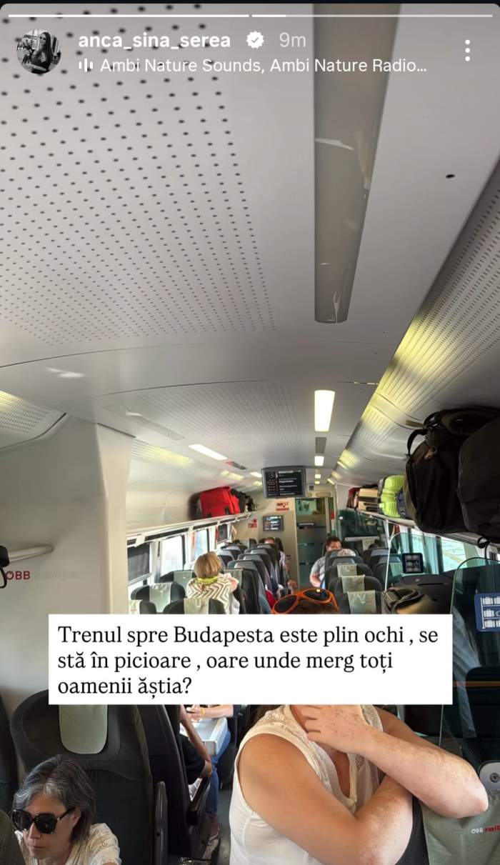 tren cu oameni