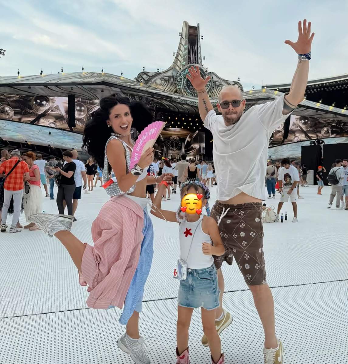 Familia Ioanei Grama, la un festival