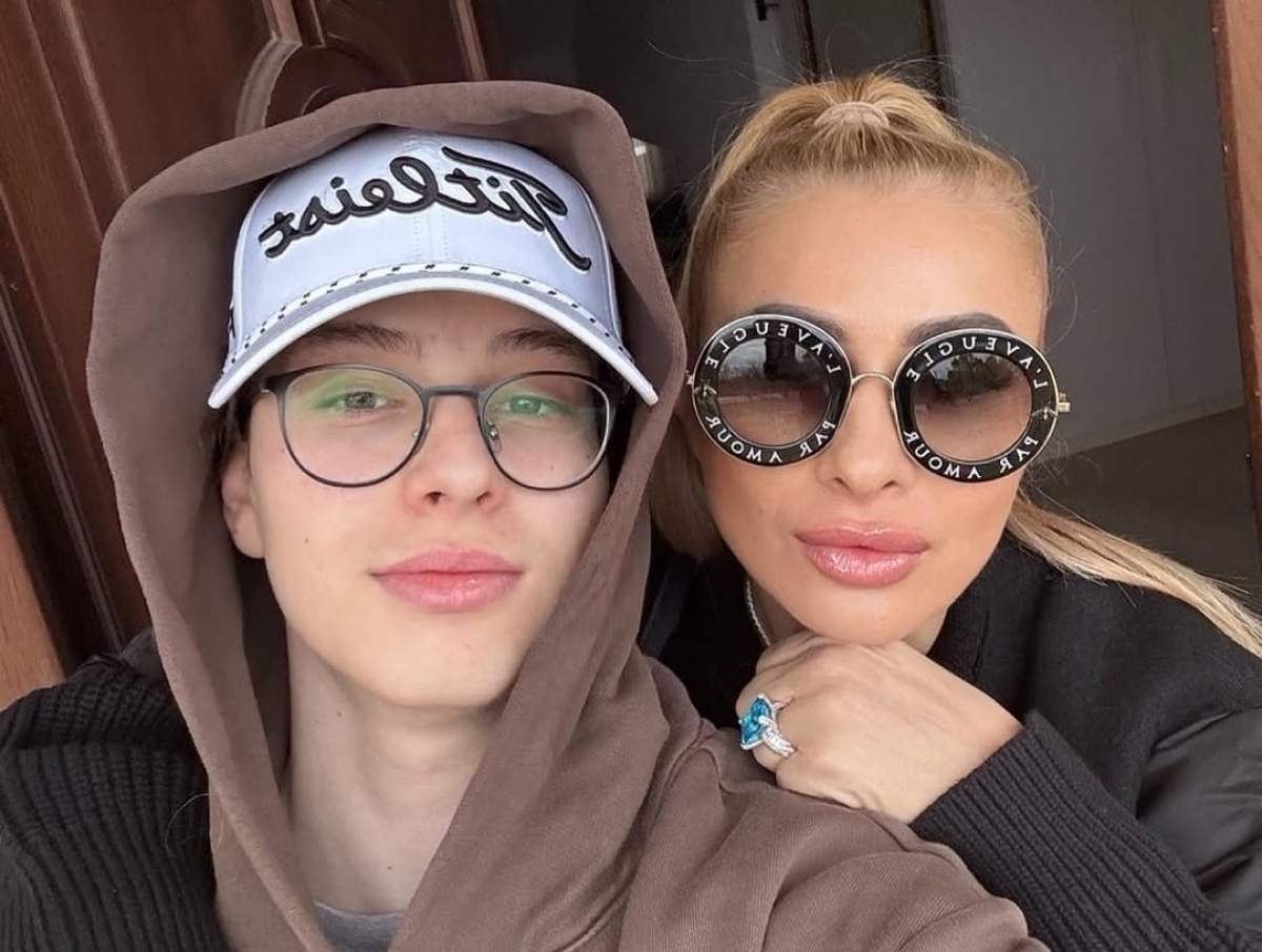 Anamaria Prodan și fiul ei