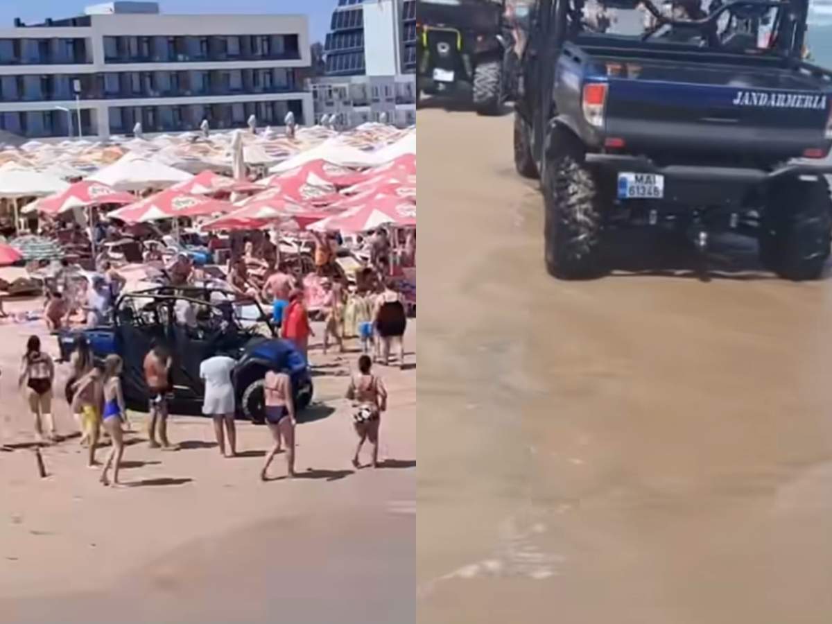 turiști pe plajă