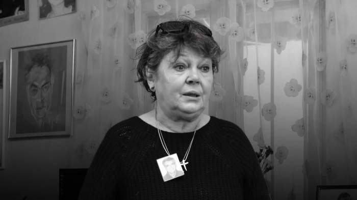 Anca Pandrea, poză alb-negru