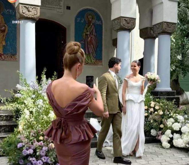 Imagine de la nunta fiicei Adinei Buzatu