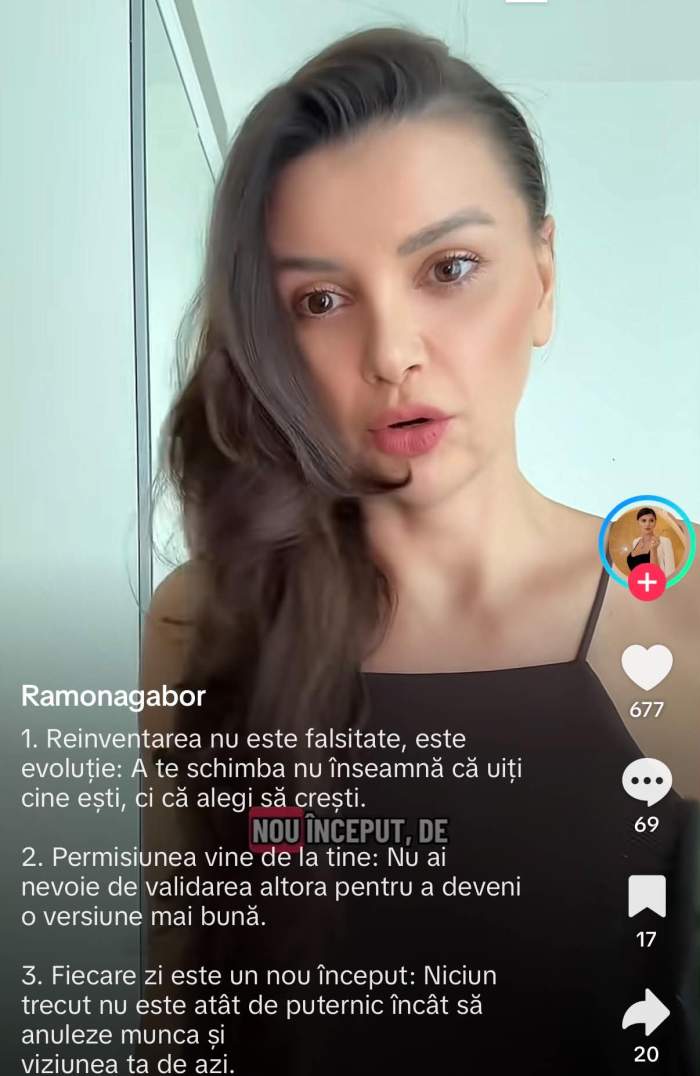Ramona Gabor, reacție după comentariul „Nu uita de unde ai plecat”. Ce a transmis sora Monicăi Gabor