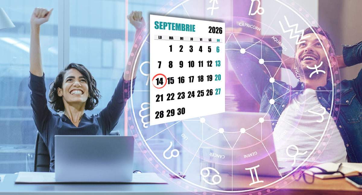 Horoscop 14 septembrie 2026. Trei zodii care au parte de schimbări în carieră. O oportunitate neașteptată le poate schimba planurile