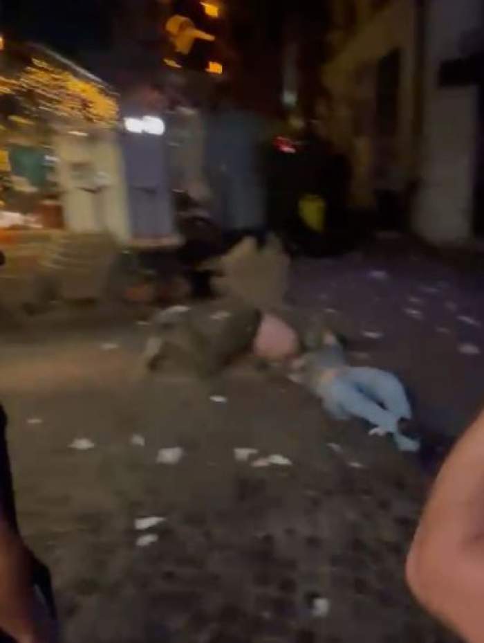 Tolea Ciumac se bate cu un bărbat