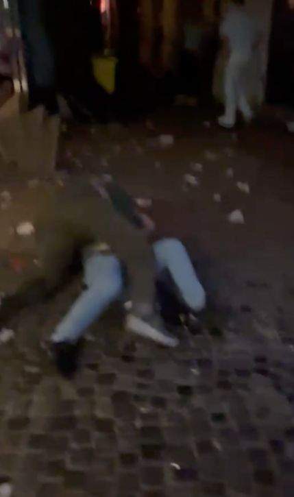 Bătaie în fața unei terase din București! Tolea Ciumac s-a încăierat cu un alt bărbat