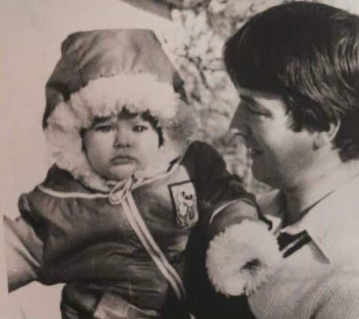 Laura Cosoi în copilărie