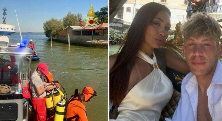 Colaj foto cu tinerii implicați în accidentul naval din Veneția