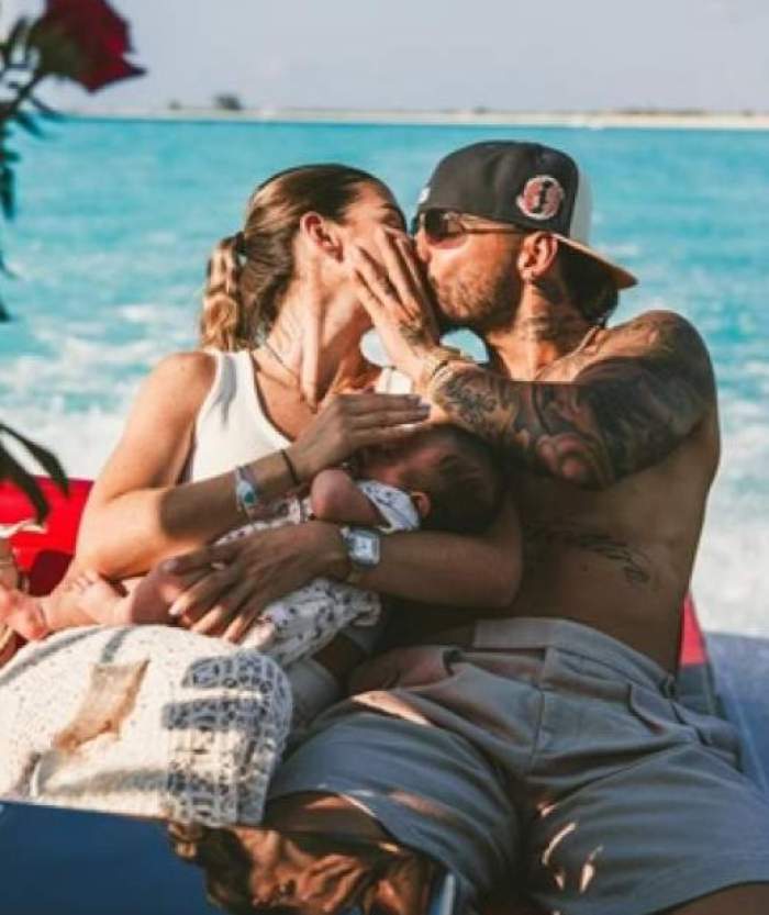 Maluma, cu fiica și partenera lui de viață