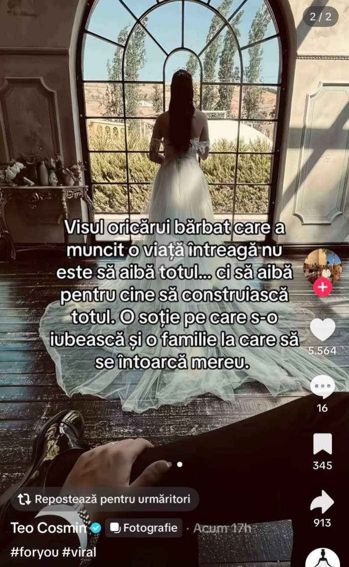 Mesajul lui Teo Costache