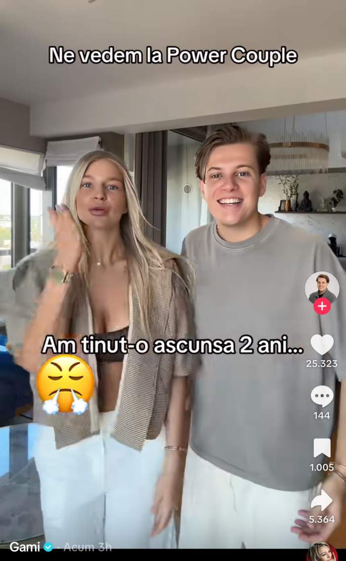 Gami și Erika Aylin, în ipostaze tandre
