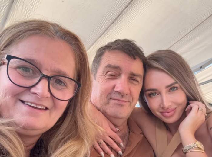 Maria Avram și părinții ei