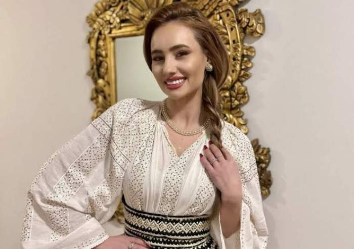 emilia dorobantu in costum popular